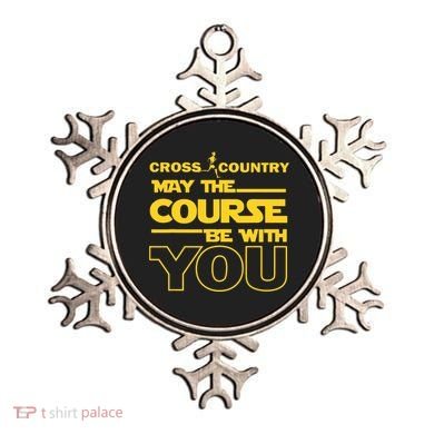 Cross Country May The Course Be With You Runner Jogger Gift Ornament
