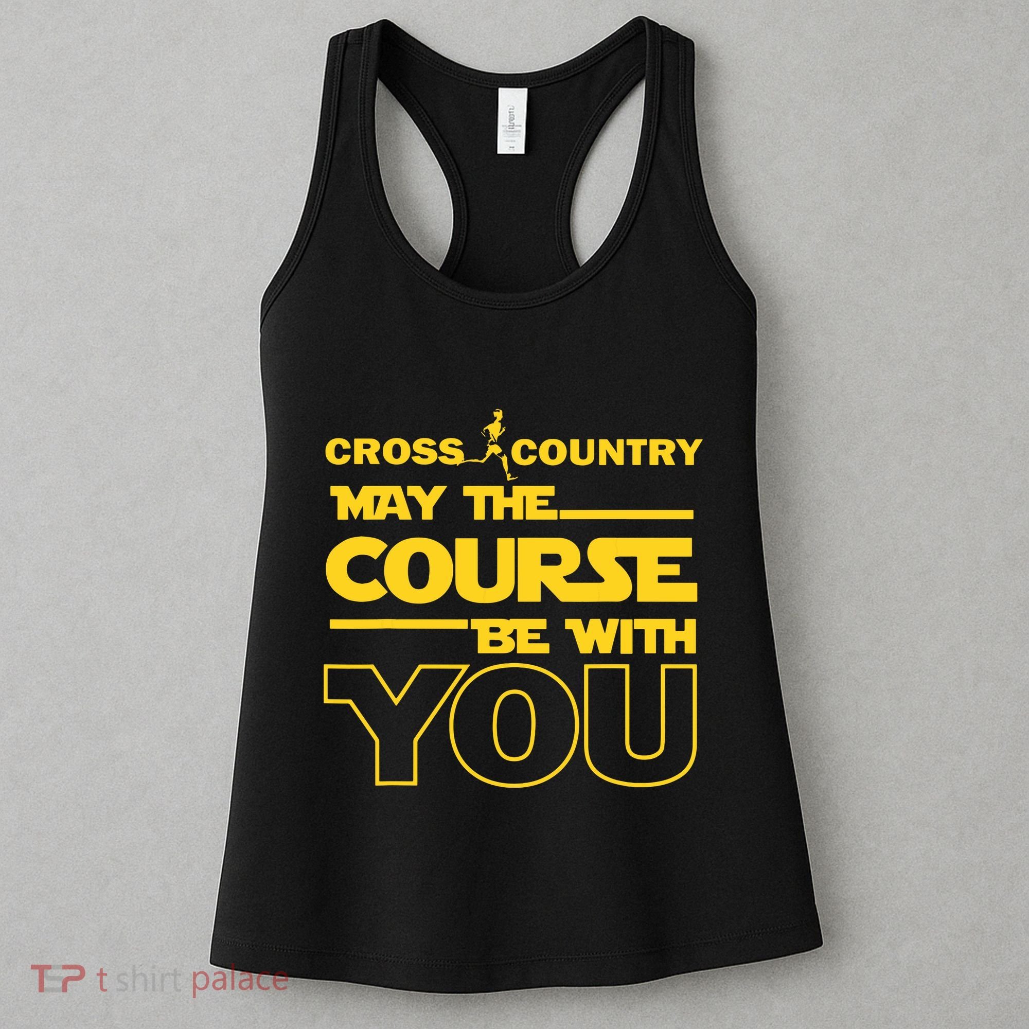 Cross Country May The Course Be With You Runner Jogger Gift Women's Tank Top