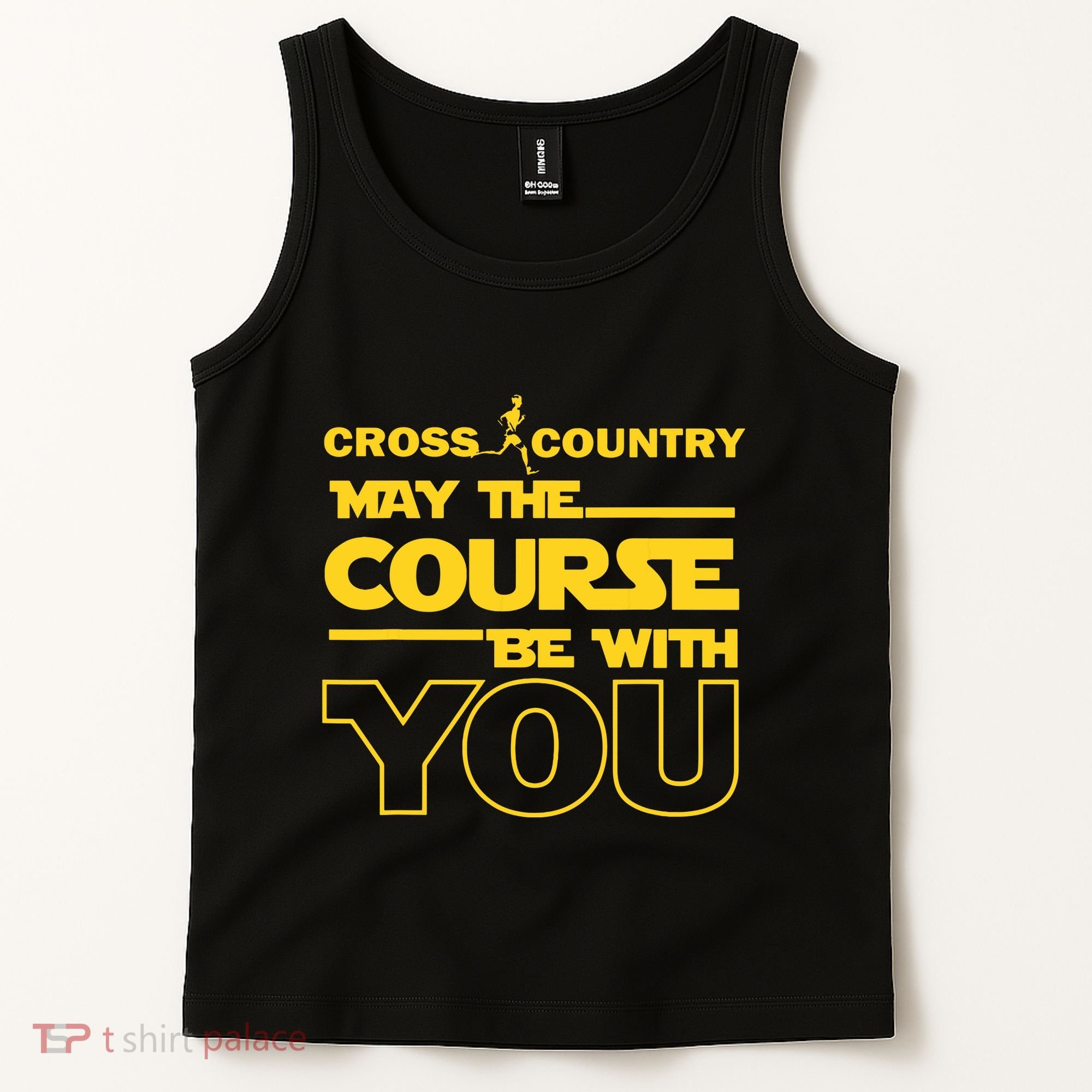 Cross Country May The Course Be With You Runner Jogger Gift Tank Top