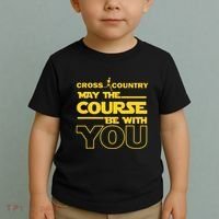 Cross Country May The Course Be With You Runner Jogger Gift Toddler T-Shirt thumb 2