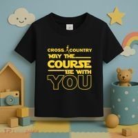 Cross Country May The Course Be With You Runner Jogger Gift Toddler T-Shirt thumb 3
