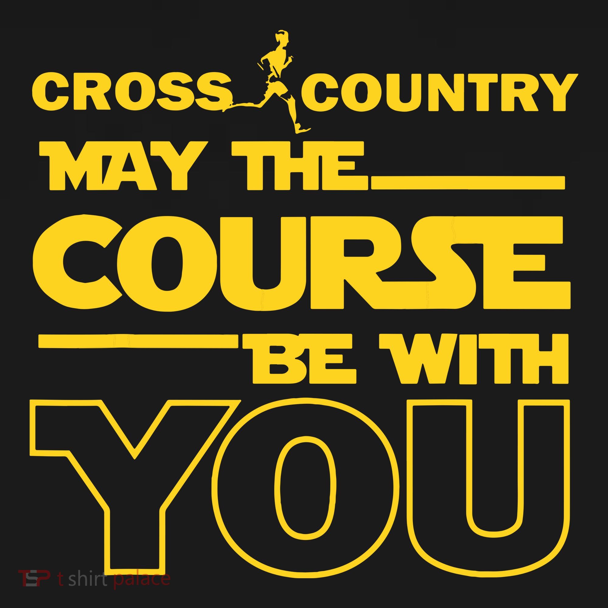 Cross Country May The Course Be With You Runner Jogger Gift Visor
