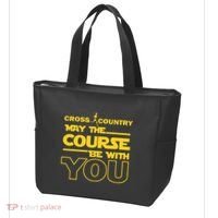Cross Country May The Course Be With You Runner Jogger Gift Tote Bag thumb 3