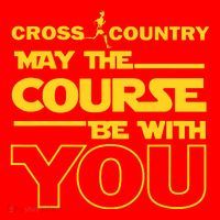 Cross Country May The Course Be With You Runner Jogger Gift Santa Hat thumb 1