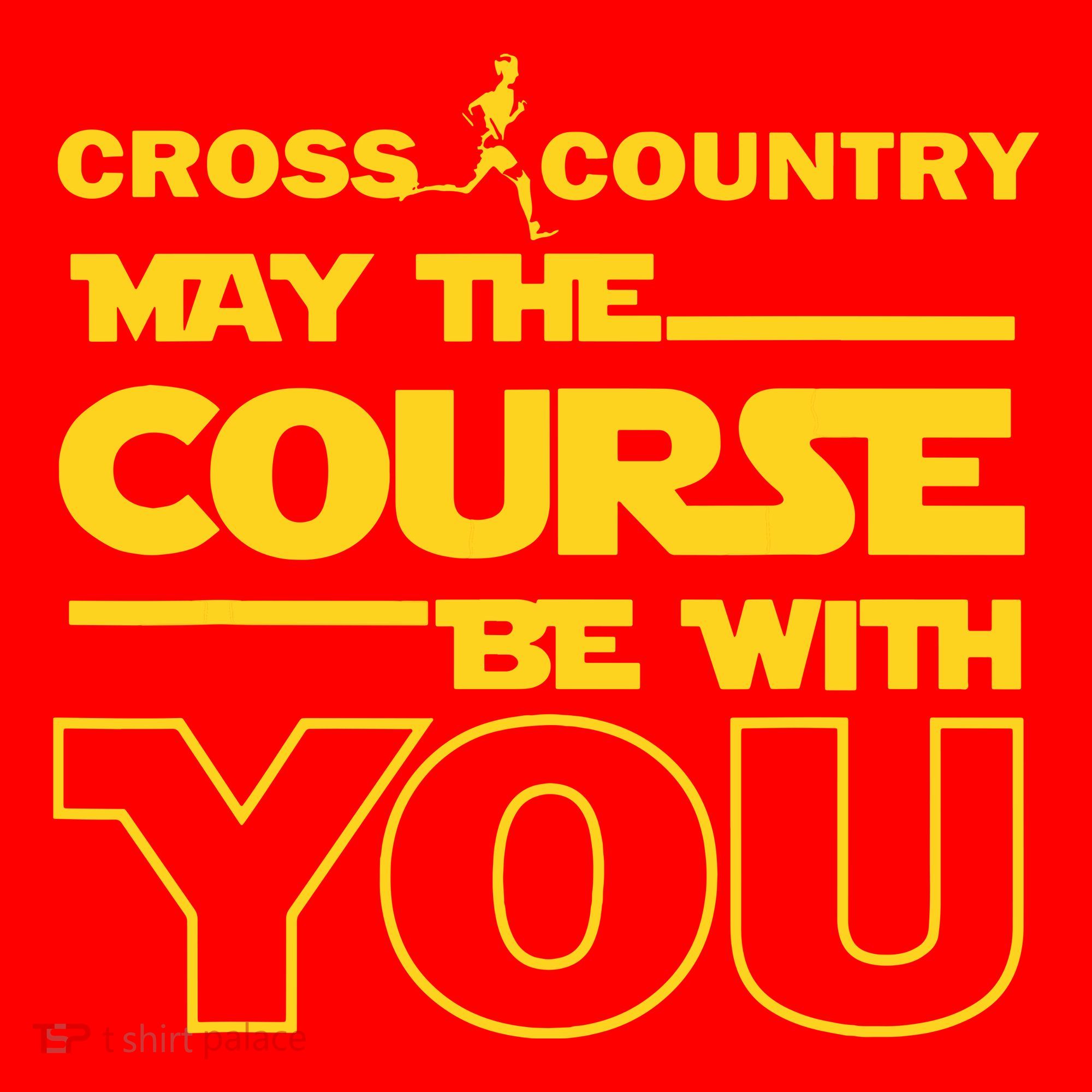 Cross Country May The Course Be With You Runner Jogger Gift Santa Hat
