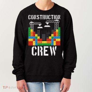Construction Crew Master Builder Bricklayer Building Blocks Women's Sweatshirt