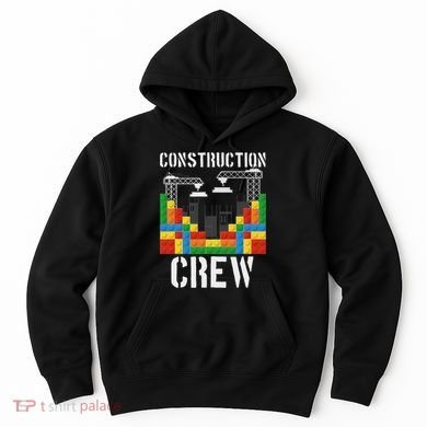 Construction Crew Master Builder Bricklayer Building Blocks Hoodie