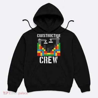 Construction Crew Master Builder Bricklayer Building Blocks Hoodie