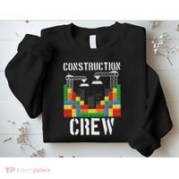 Construction Crew Master Builder Bricklayer Building Blocks Sweatshirt thumb 2