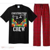 Construction Crew Master Builder Bricklayer Building Blocks Pajama Set thumb 0
