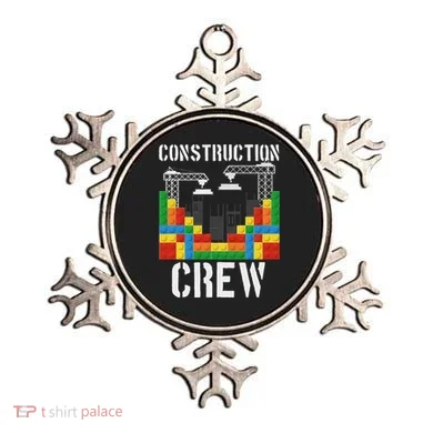 Construction Crew Master Builder Bricklayer Building Blocks Ornament