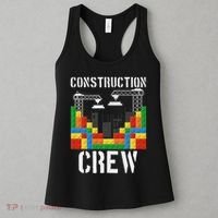 Construction Crew Master Builder Bricklayer Building Blocks Women's Tank Top thumb 3