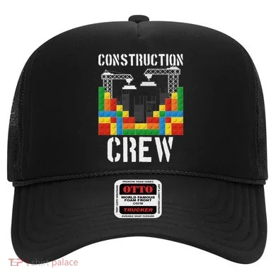 Construction Crew Master Builder Bricklayer Building Blocks Hat