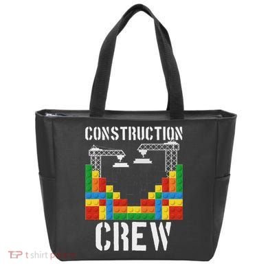 Construction Crew Master Builder Bricklayer Building Blocks Tote Bag