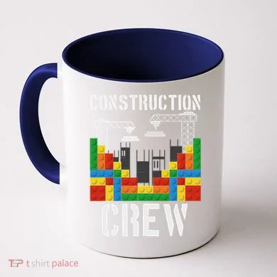 Construction Crew Master Builder Bricklayer Building Blocks Coffee Mug