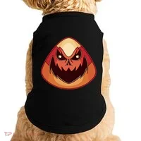 Candy Corn Monster Halloween Doggie Tank thumb 0