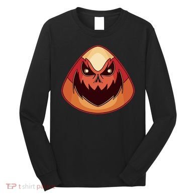 Candy Corn Monster Halloween Long Sleeve Shirt
