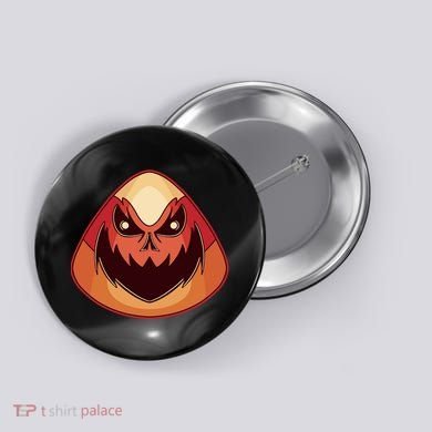 Candy Corn Monster Halloween Button