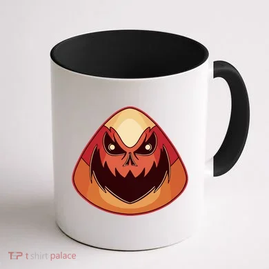 Candy Corn Monster Halloween Coffee Mug back