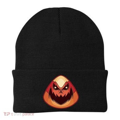 Candy Corn Monster Halloween Beanie