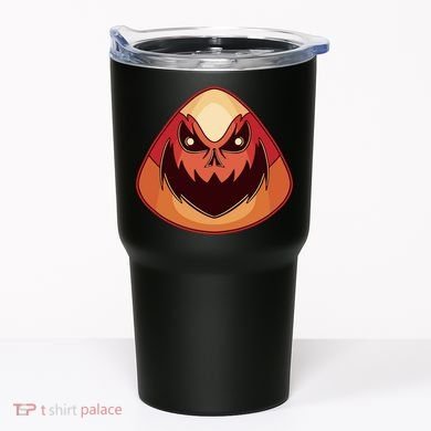 Candy Corn Monster Halloween Tumbler