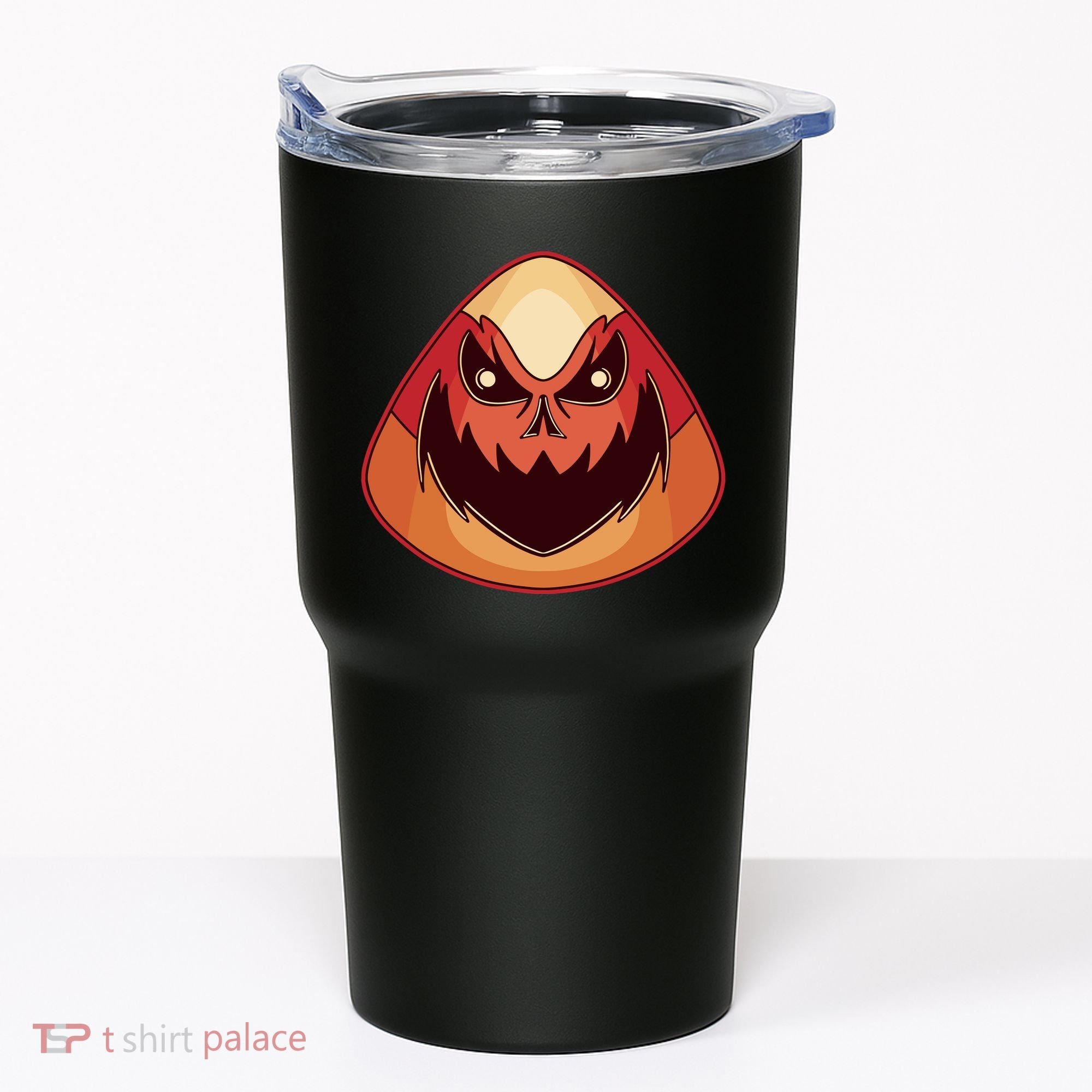 Candy Corn Monster Halloween Tumbler