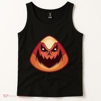 Candy Corn Monster Halloween Tank Top thumb 2