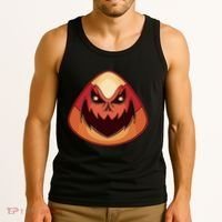 Candy Corn Monster Halloween Tank Top thumb 3