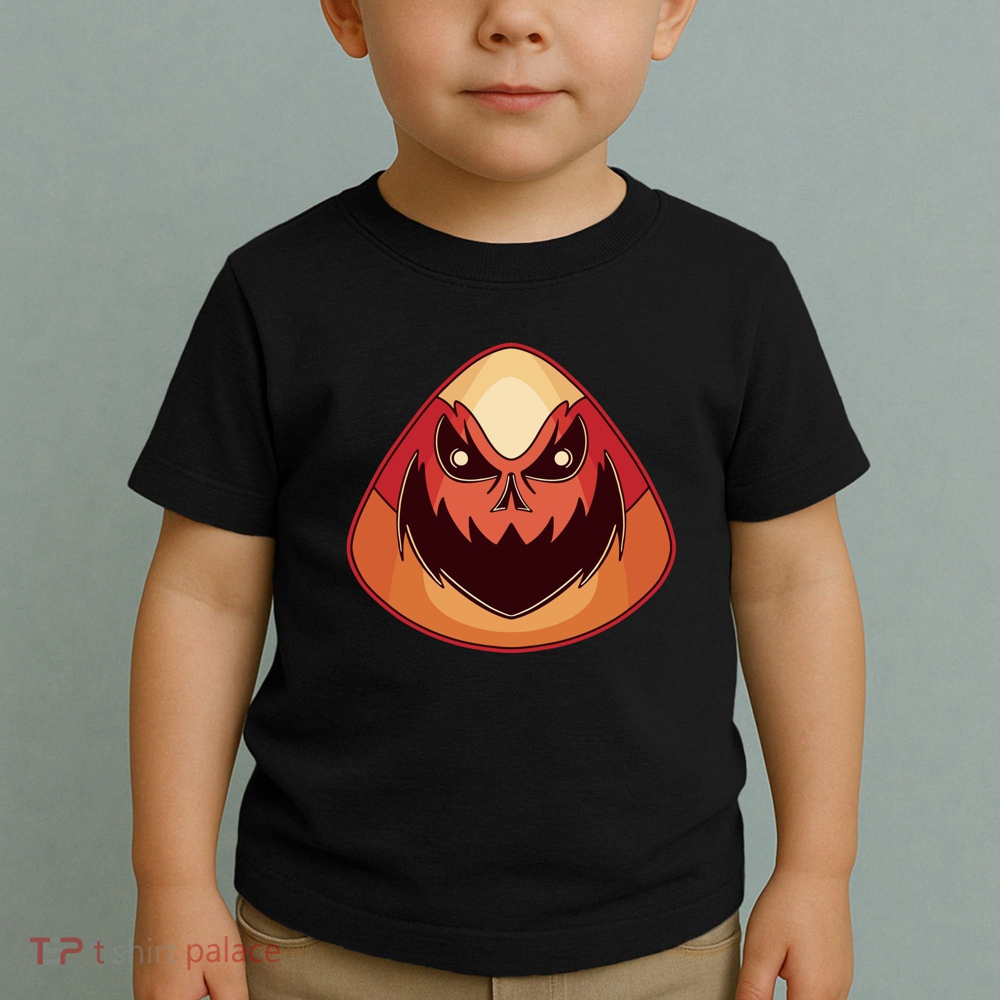 Candy Corn Monster Halloween Toddler T-Shirt