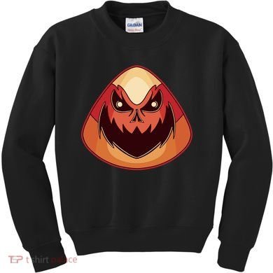Candy Corn Monster Halloween Kids Sweatshirt