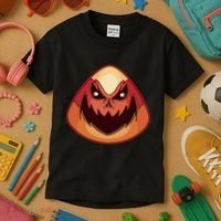 Candy Corn Monster Halloween Kids T-Shirt thumb 3