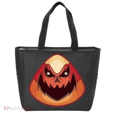Candy Corn Monster Halloween Tote Bag