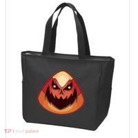 Candy Corn Monster Halloween Tote Bag thumb 3