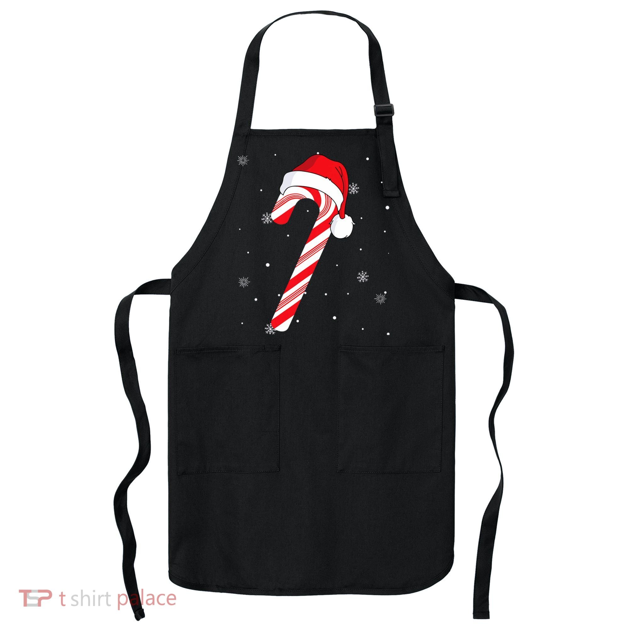 Candy Cane Merry And Bright Red And White Candy Apron