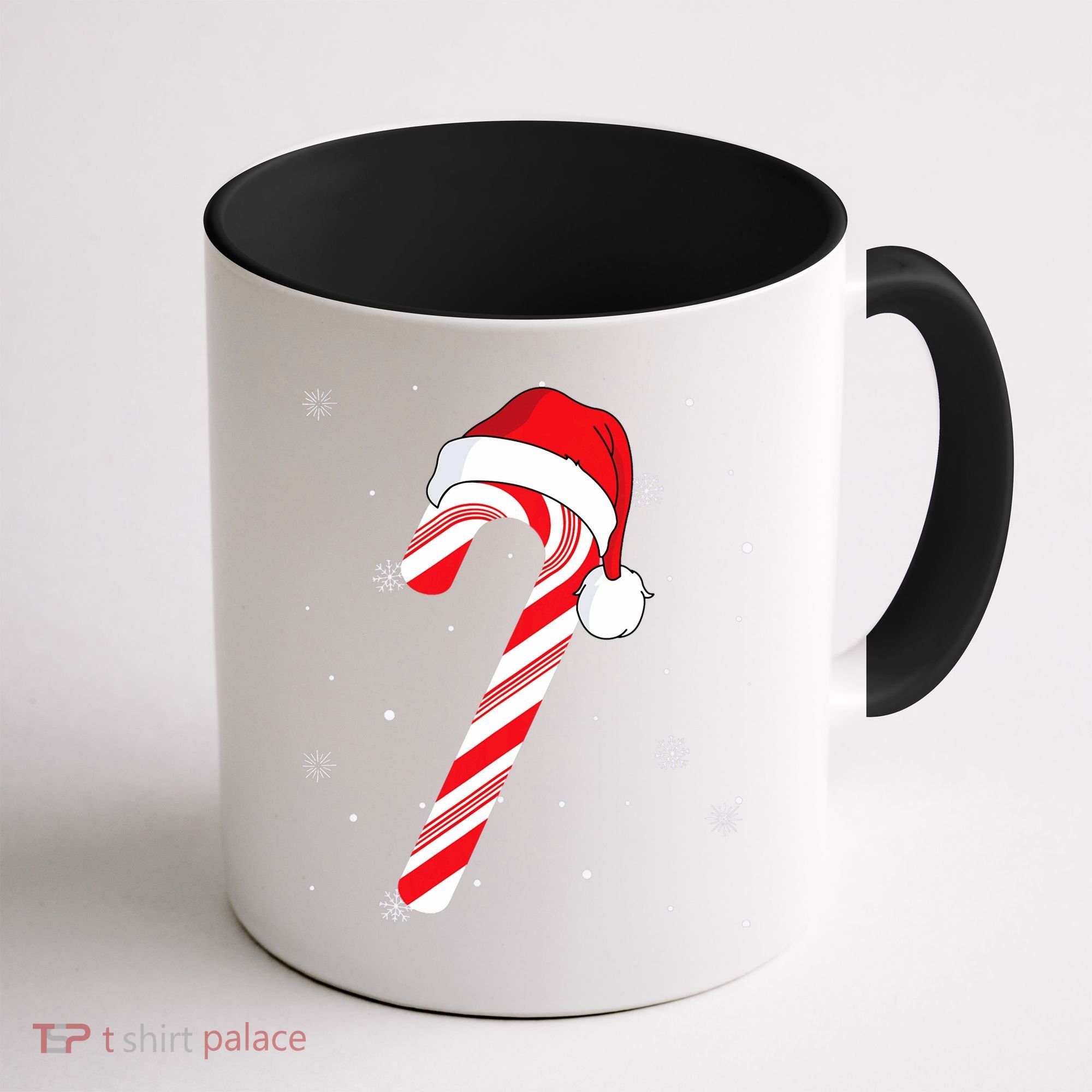 Candy Cane Merry And Bright Red And White Candy Coffee Mug