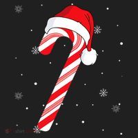 Candy Cane Merry And Bright Red And White Candy Beanie thumb 2