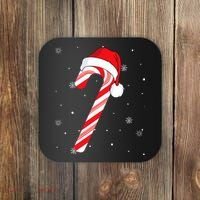 Candy Cane Merry And Bright Red And White Candy Coaster thumb 0