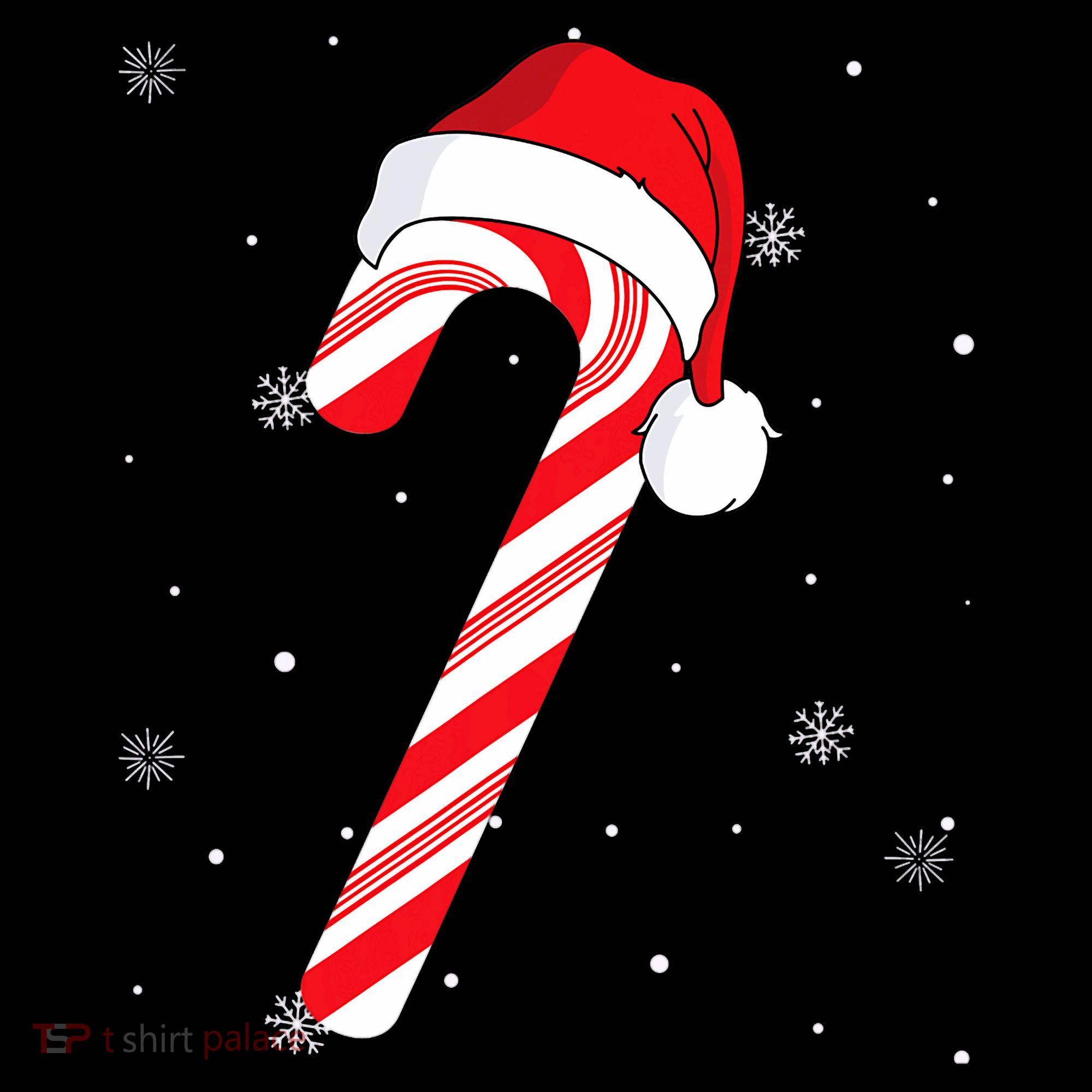 Candy Cane Merry And Bright Red And White Candy Women's Hoodie