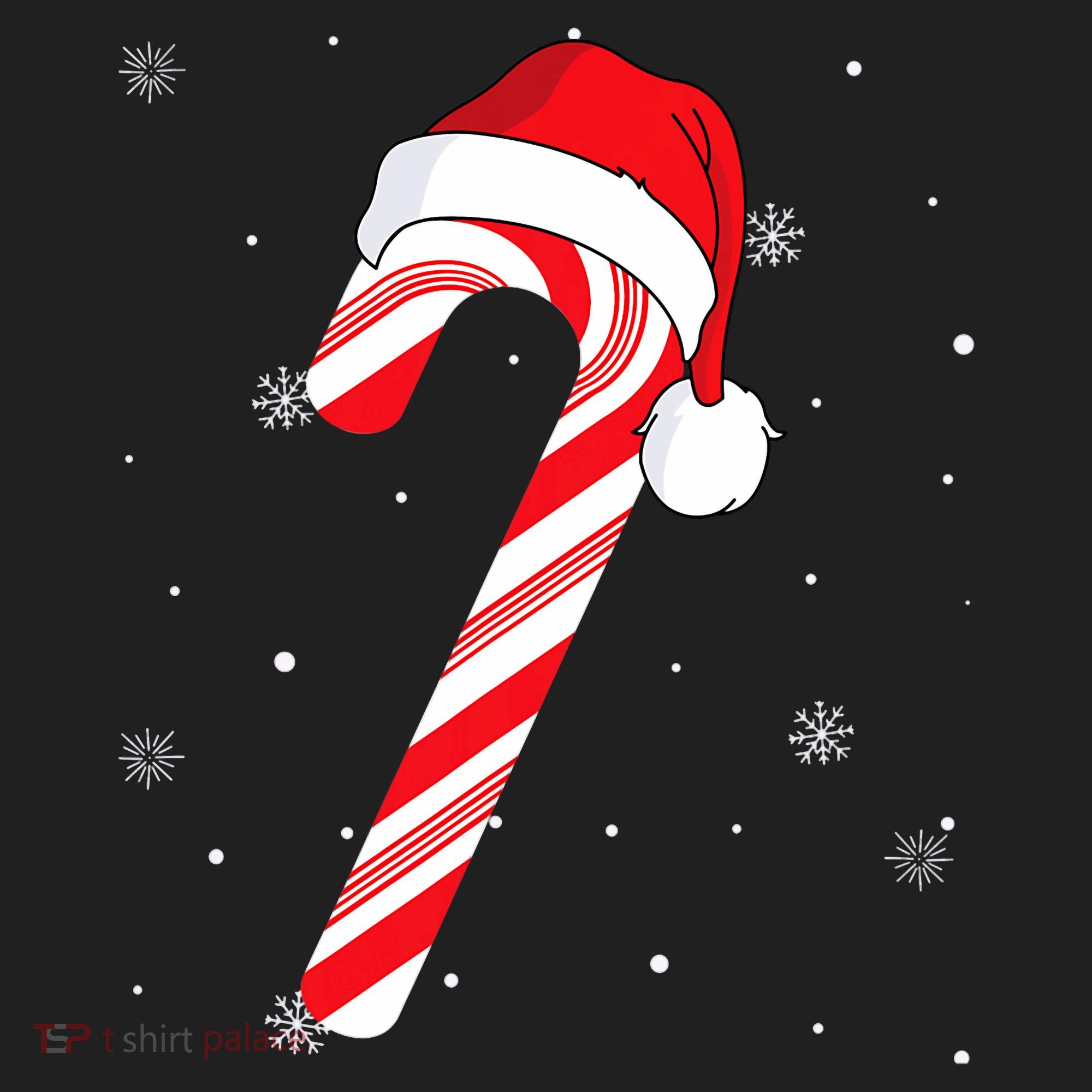 Candy Cane Merry And Bright Red And White Candy Hat