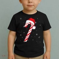 Candy Cane Merry And Bright Red And White Candy Toddler T-Shirt thumb 2