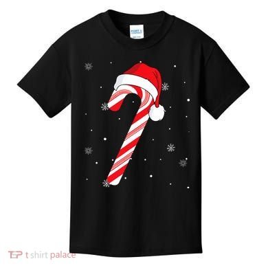 Candy Cane Merry And Bright Red And White Candy Kids T-Shirt