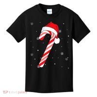 Candy Cane Merry And Bright Red And White Candy Kids T-Shirt thumb 0