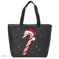 Candy Cane Merry And Bright Red And White Candy Tote Bag thumb 0