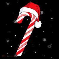 Candy Cane Merry And Bright Red And White Candy Tote Bag thumb 4