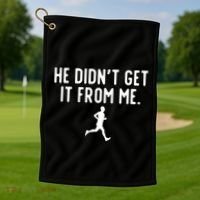 Cross Country Mom Golf Towel thumb 1