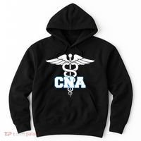 Cna Caduceus Medical Symbol Nurse Gifts Hoodie thumb 0