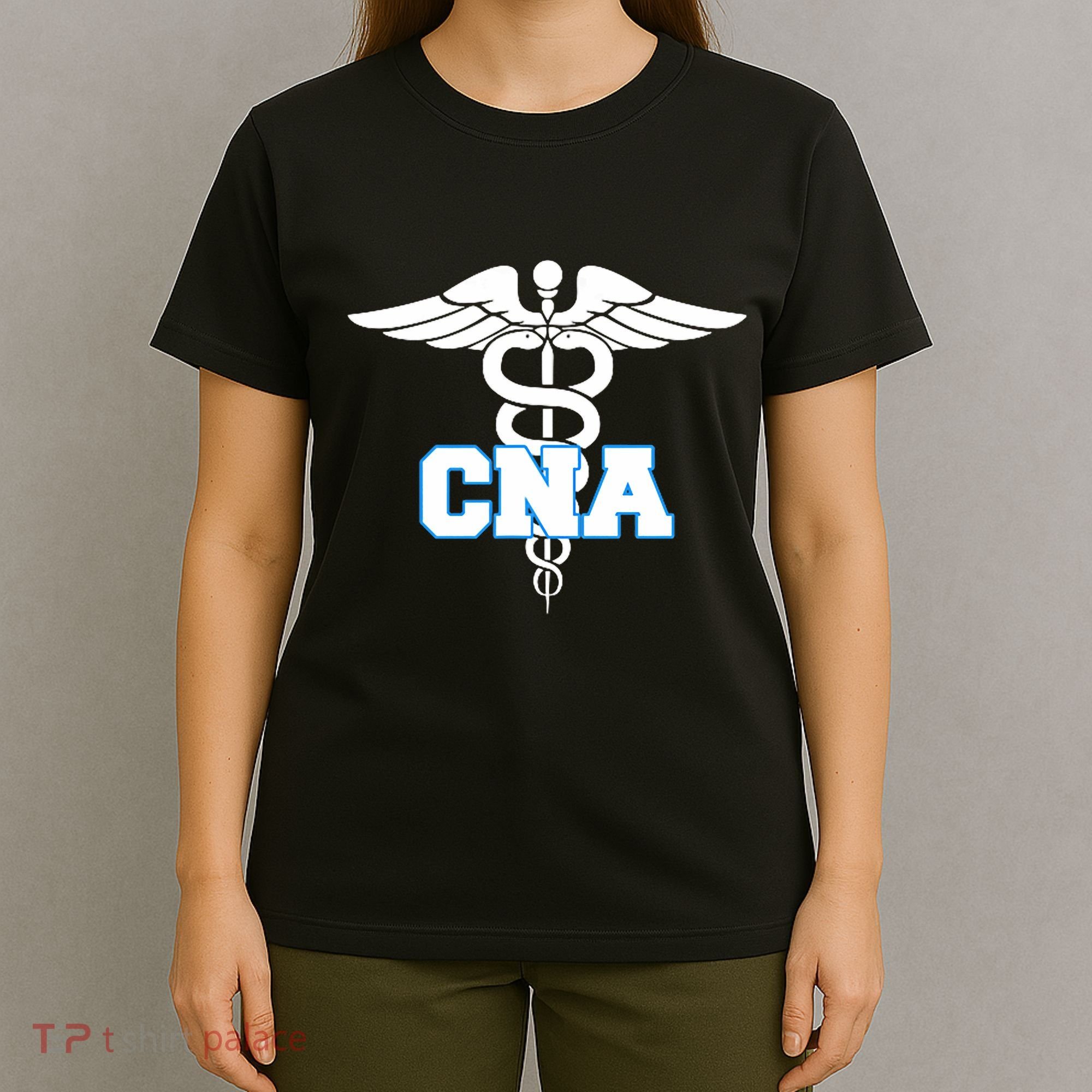 Cna Caduceus Medical Symbol Nurse Gifts T-Shirt
