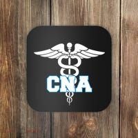 Cna Caduceus Medical Symbol Nurse Gifts Coaster thumb 0