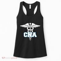 Cna Caduceus Medical Symbol Nurse Gifts Women's Tank Top thumb 0