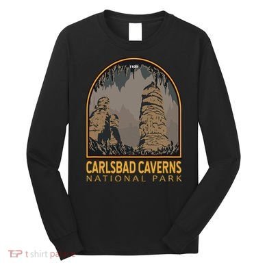 Carlsbad Caverns National Park Vintage Emblem Long Sleeve Shirt